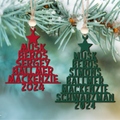 Personalized Family Christmas Ornaments, Family Tree Wooden Ornament For Christmas Decorations CF151 - 19Gifts