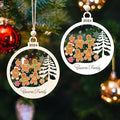 Personalized Family Christmas Ornaments, Gingerbread Ornament For Family CF222 - 19Gifts