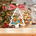 Personalized Family Christmas Tree Ornament, Family Gift 5 Layers Shake Ornament CF109 - 19Gifts