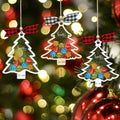 Personalized Family Christmas Tree Ornament, Family Gift 5 Layers Shake Ornament CF109 - 19Gifts