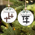 Personalized Family Crossword Ornament, Christmas Ornament CF708 - 19Gifts