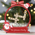 Personalized Family Crossword Ornament, Family Ornament 2024, Family Names Puzzle Christmas Ornament, Family Christmas Gift, Family Keepsake CF918 - 19Gifts