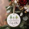 Personalized Family Ornament with Christmas tree, Custom Xmas Tree Ornament CX01-22 - 19Gifts