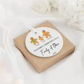 Personalized Family Ornament with Gingerbread, First Christmas Family Ornament CX01-21 - 19Gifts