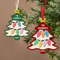 Personalized Family Tree Ornament With Names, Custom Family Christmas Ornament CF319 - 19Gifts