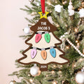 Personalized Family Tree Ornament With Names, Custom Family Christmas Ornament CF319 - 19Gifts