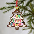 Personalized Family Tree Ornament With Names, Custom Family Christmas Ornament CF319 - 19Gifts