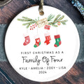 Personalized Family of Three Christmas Ornament, Custom New Family Ornament CX06-20 - 19Gifts