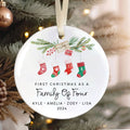 Personalized Family of Three Christmas Ornament, Custom New Family Ornament CX06-20 - 19Gifts