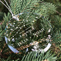 Personalized First Christmas Married Glass Ornament, Mr and Mrs Ornament, Wedding Glass GX05-13 - 19Gifts