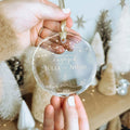 Personalized First Christmas Married Glass Ornament, Mr and Mrs Ornament, Wedding Glass GX05-13 - 19Gifts