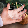 Personalized First Christmas Married Glass Ornament, Mr and Mrs Ornament, Wedding Glass GX05-13 - 19Gifts
