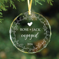 Personalized  First Christmas Married Glass Ornament, Mr and Mrs Ornament, Wedding Glass GX05-7 - 19Gifts