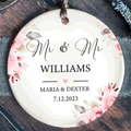 Personalized First Christmas Married Keepsake - Wedding Christmas Gift 2024, Our First Christmas Ornament CX05-26 - 19Gifts