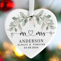 Personalized First Christmas Married Ornament, Custom Mr and Mrs CY05-8 - 19Gifts