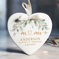Personalized First Christmas Married Ornament, Custom Mr and Mrs CY05-8 - 19Gifts