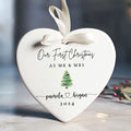 Personalized First Christmas Married Ornament, Mr Mrs Ornament CY06-2 - 19Gifts