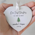 Personalized First Christmas Married Ornament, Mr Mrs Ornament CY06-2 - 19Gifts