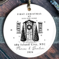 Personalized First Christmas in New Home Ornament CX02-1 - 19Gifts