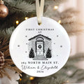 Personalized First Christmas in New Home Ornament CX02-2 - 19Gifts
