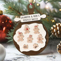 Personalized Gingerbread Christmas Ornament, Cookie Ornament, Custom Family Ornament CF15 - 19Gifts