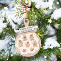 Personalized Gingerbread Christmas Ornament, Cookie Ornament, Custom Family Ornament CF15 - 19Gifts