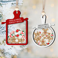 Personalized Gingerbread Family Ornament 2024, 4D Customized Shaked Ornament CF82 - 19Gifts