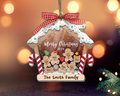 Personalized Gingerbread Family Ornament , Family Christmas Ornament 2024, CF739 - 19Gifts