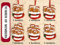 Personalized Gingerbread Family Ornament, Resin Christmas Family Ornament, CF93 - 19Gifts