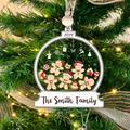Personalized Gingerbread Family Shaker Ornament, Custom Family Christmas Ornament CF193 - 19Gifts