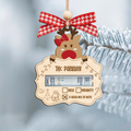 Personalized Good Mix Of Both Money Holder Ornament, Cute Reindeer Money Holder MH42 - 19Gifts