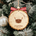 Personalized Horoscopes Wooden Ornament, Custom Kids Christmas Tree Ornament CF548 - 19Gifts