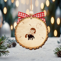 Personalized Horoscopes Wooden Ornament, Custom Kids Christmas Tree Ornament CF548 - 19Gifts