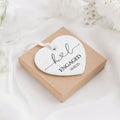 Personalized Married Ornament Wedding Gift, Wedding Date ornament, Heart Calendar, Anniversary Gift CY05-10 - 19Gifts