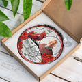 Personalized Memorial Photo Portrait Suncatcher, Custom Stained Glass Suncatcher, SC118 - 19Gifts