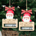 Personalized Money Holder Ornament With Name, Cute Christmas Wooden Cutout Ornament MH40 - 19Gifts