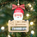 Personalized Money Holder Ornament With Name, Cute Christmas Wooden Cutout Ornament MH40 - 19Gifts
