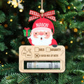 Personalized Money Holder Ornament With Name, Cute Christmas Wooden Cutout Ornament MH40 - 19Gifts