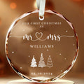 Personalized Mr and Mrs Christmas Ornament, Mr and Mrs Ornament GX06-25 - 19Gifts