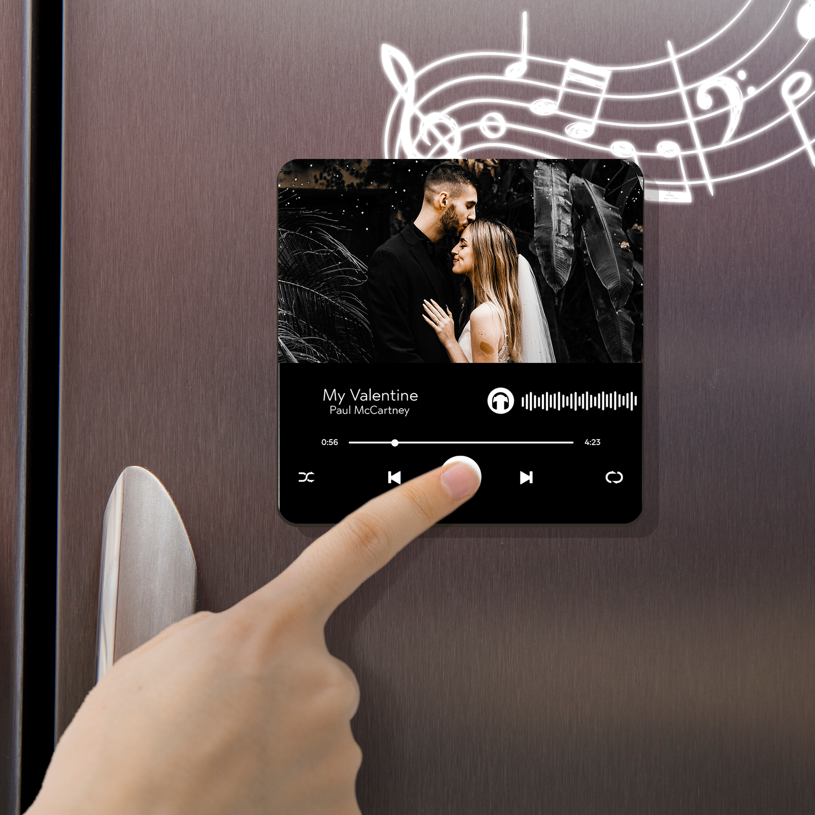 Personalized Music Magnets From Your Photo, Valentines Gift for Him & Her MG03 - 19Gifts
