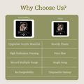 Personalized Music Magnets From Your Photo, Valentines Gift for Him & Her MG03 - 19Gifts