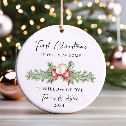 Personalized New Home Ornament 2024, Christmas Keepsake Ornament, Christmas Bauble CX06-9 - 19Gifts
