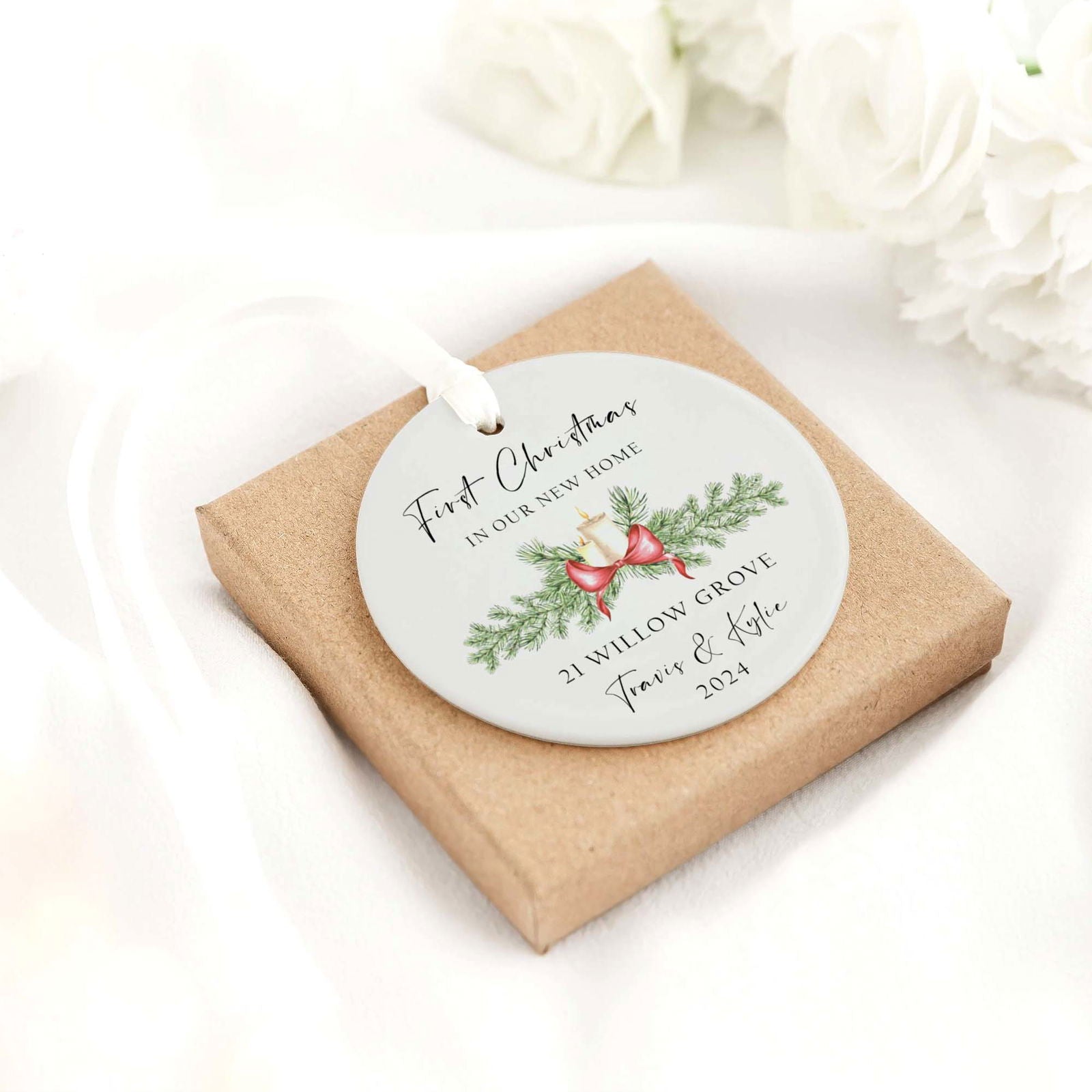 Personalized New Home Ornament 2024, Christmas Keepsake Ornament, Christmas Bauble CX06-9 - 19Gifts