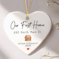 Personalized New Home Ornament, Housewarming Gifts for New House Ornament, Welcome Home Gifts CY02-1 - 19Gifts