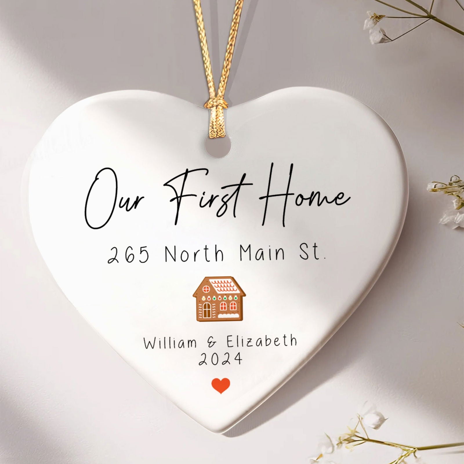 Personalized New Home Ornament, Housewarming Gifts for New House Ornament, Welcome Home Gifts CY02-1 - 19Gifts