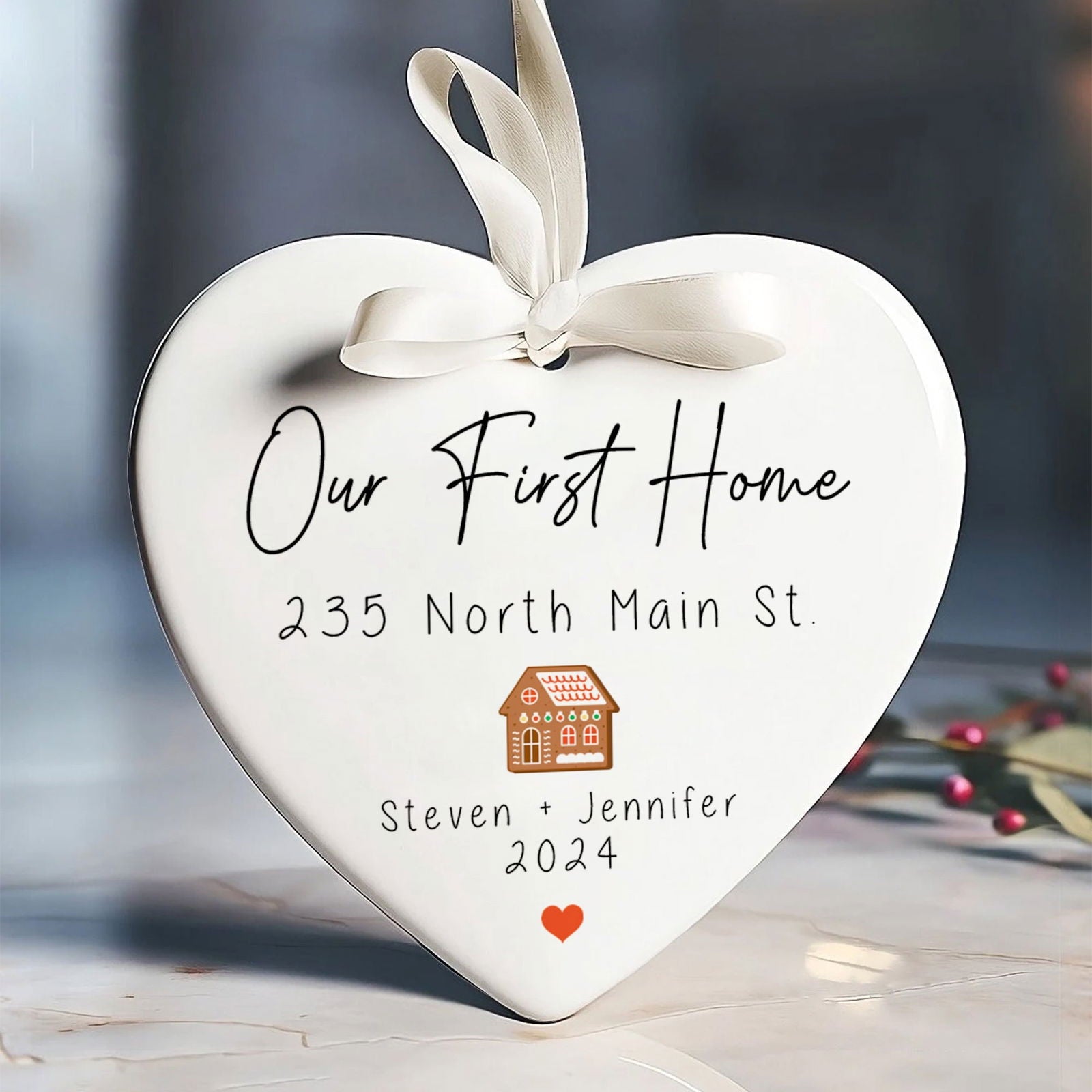 Personalized New Home Ornament, Housewarming Gifts for New House Ornament, Welcome Home Gifts CY02-1 - 19Gifts