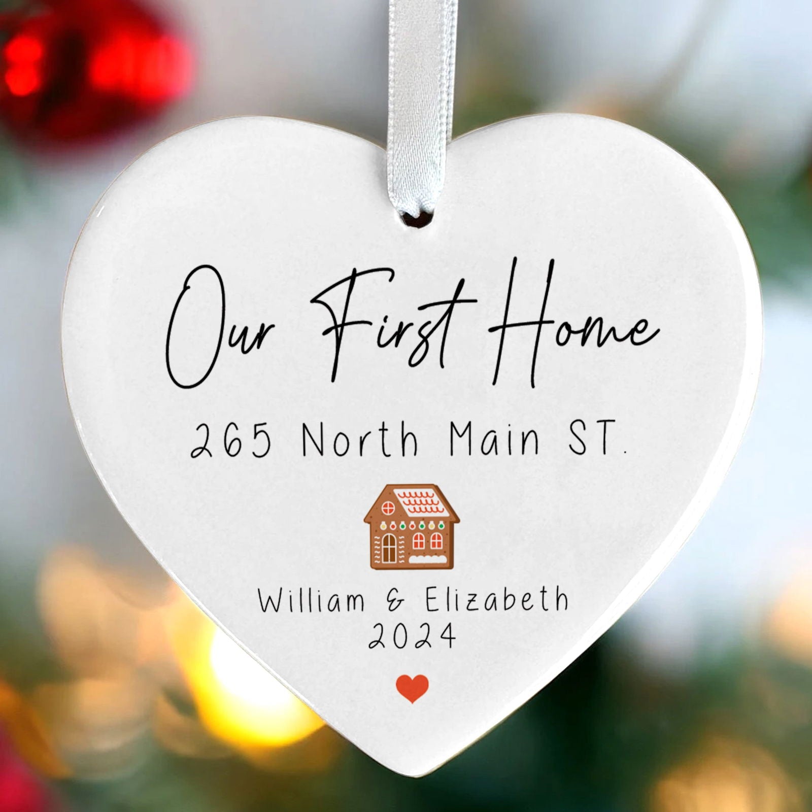 Personalized New Home Ornament, Housewarming Gifts for New House Ornament, Welcome Home Gifts CY02-1 - 19Gifts