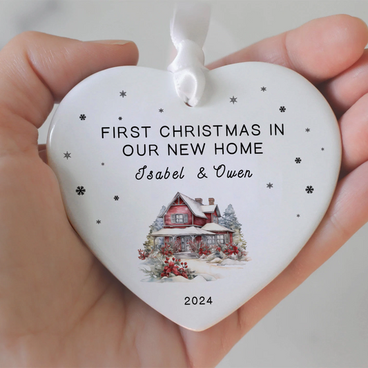 Personalized New Home Ornament, Wreath New House Ornament CY03-09 - 19Gifts