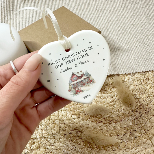 Personalized New Home Ornament, Wreath New House Ornament CY03-09 - 19Gifts