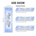 Personalized Office Desk Name Plate | Flowers Designs On Clear Acrylic Glass | Office Desk Decor TD86-26 - 19Gifts